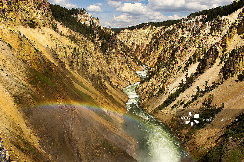 黄石大峡谷图片素材