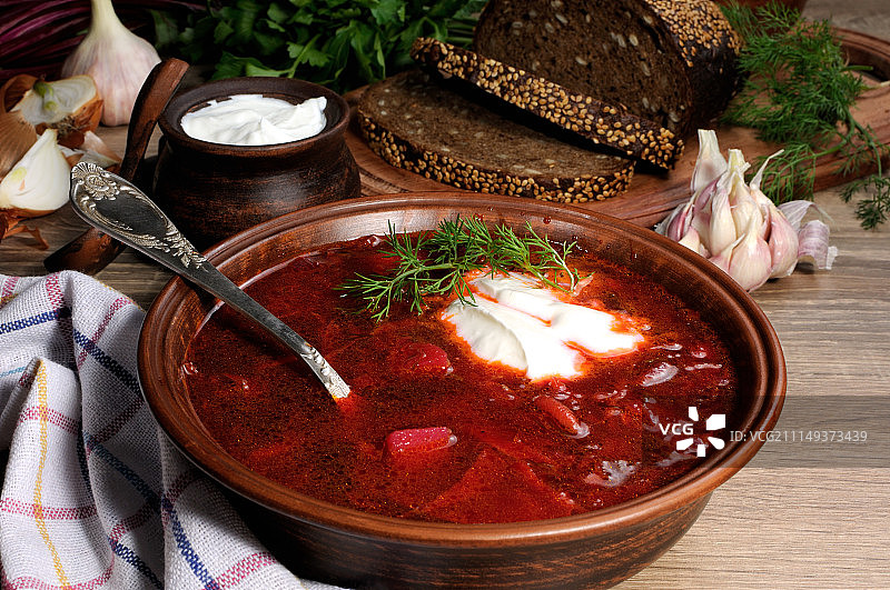 甜菜汤图片素材