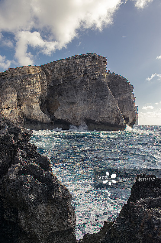 戈佐岛悬崖二图片素材