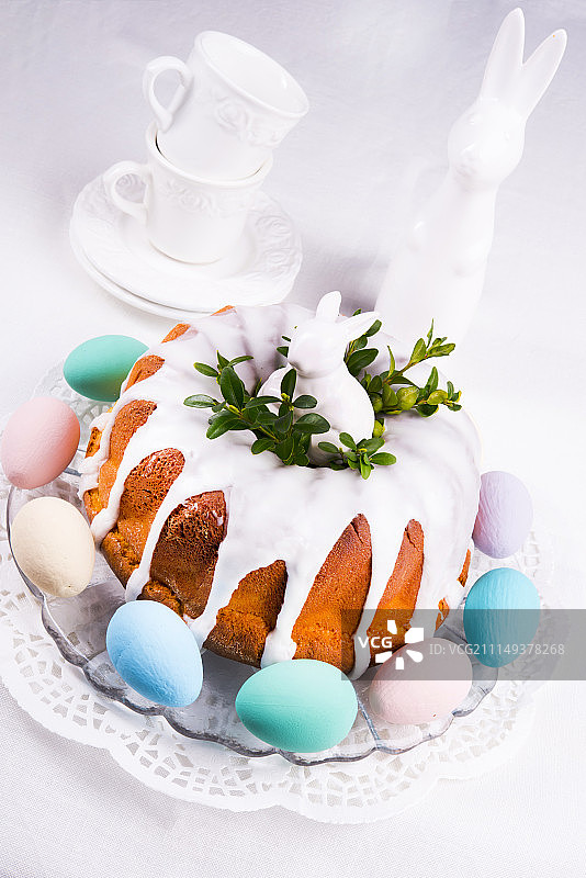 传统波兰复活节蛋糕图片素材