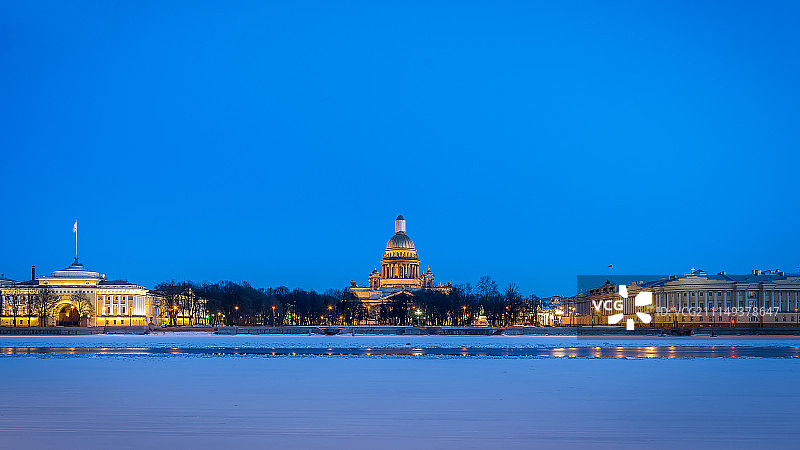 圣彼得堡参议院广场风光图片素材