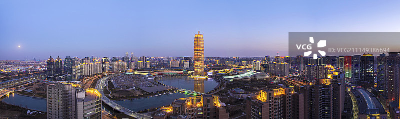 郑州全景图片素材