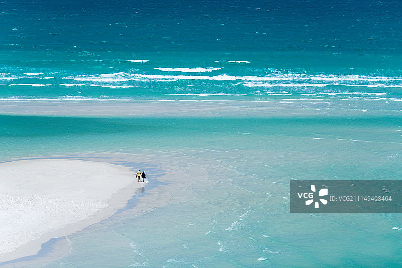 澳大利亚昆士兰白天堂海滩图片素材