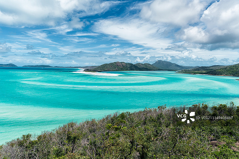 澳大利亚昆士兰白天堂海滩图片素材
