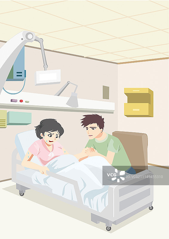 产房陪护图片素材