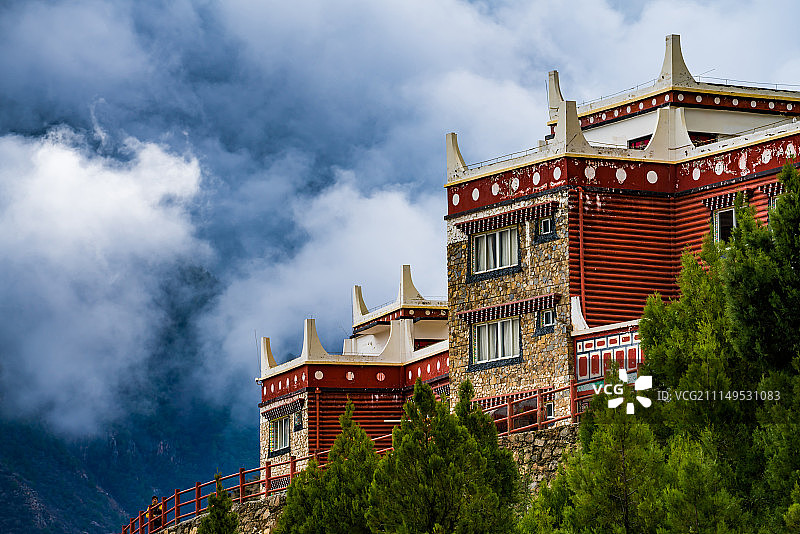 丹巴县甲居藏寨风景图片素材