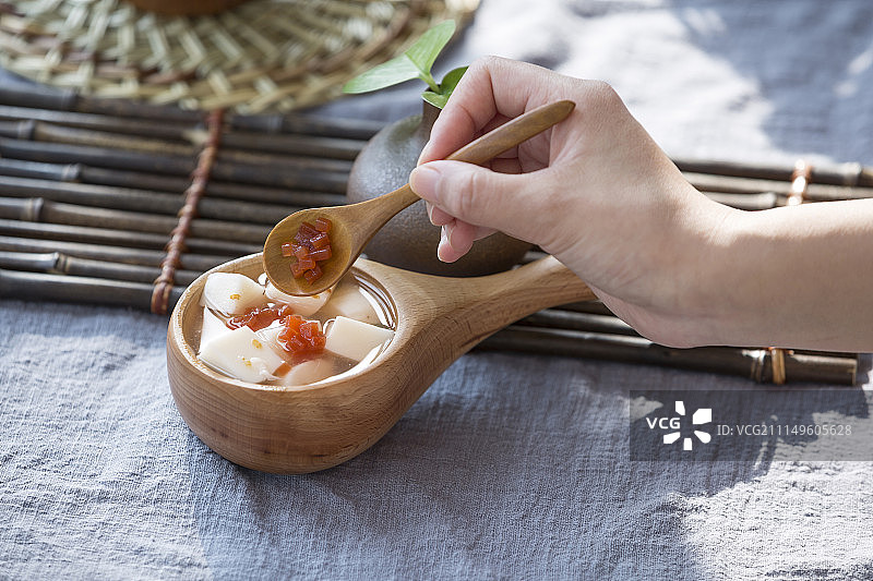 杏仁豆腐图片素材