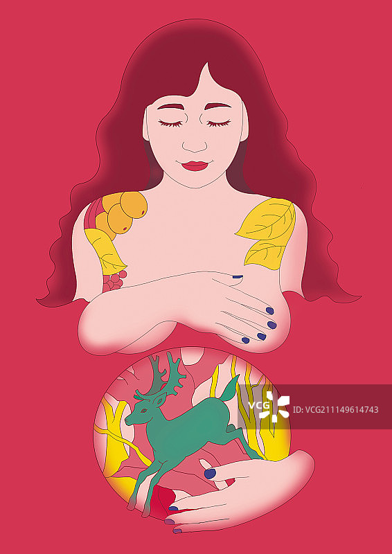 在掌心里图片素材