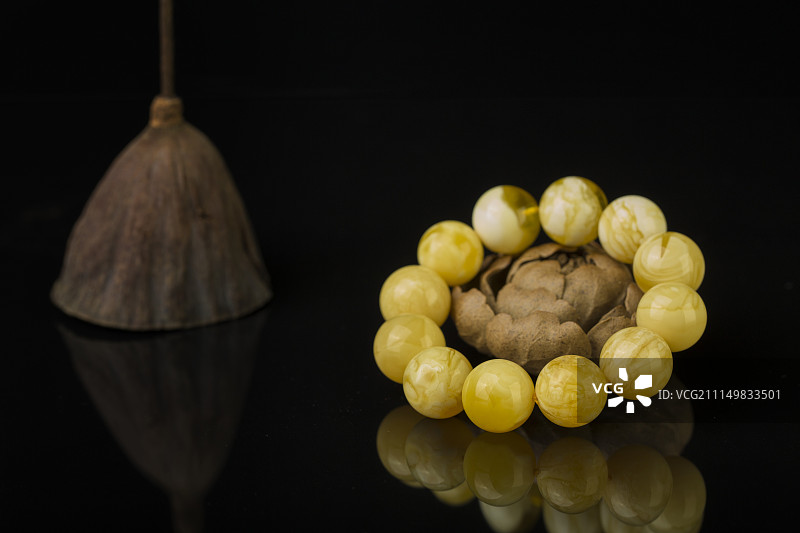 蜜蜡手串图片素材