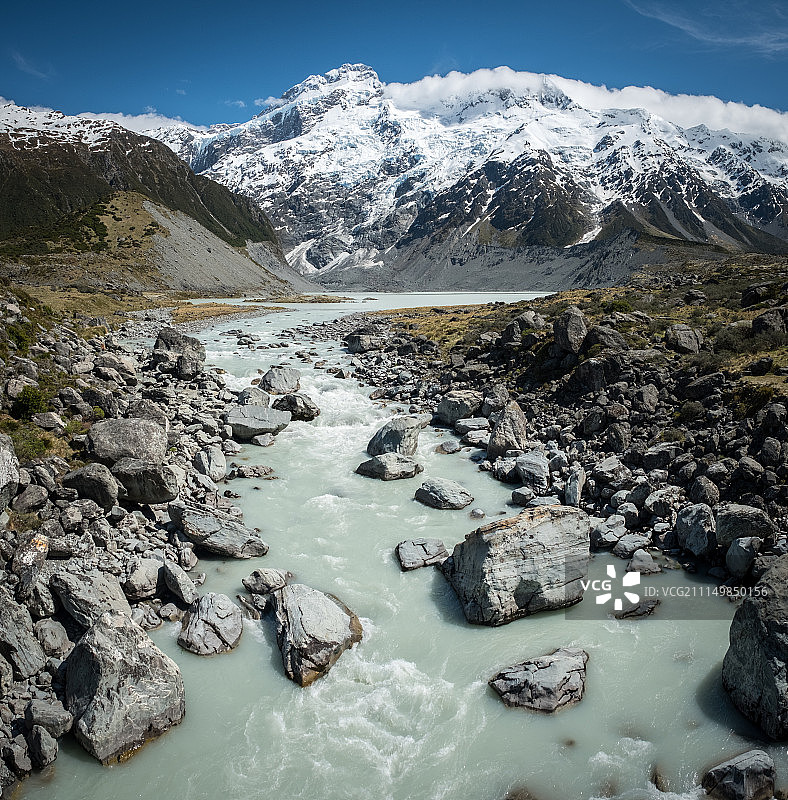 新西兰坎特伯雷塞夫顿山图片素材