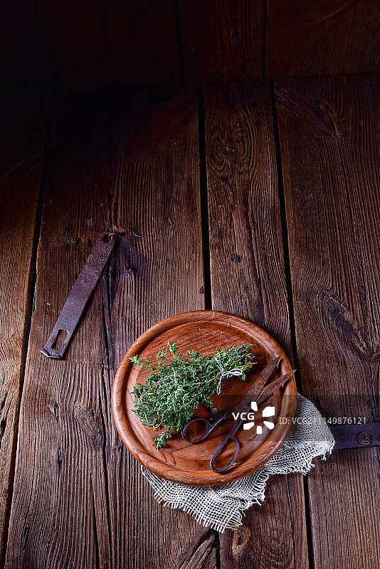 百里香（Thymus vulgaris）图片素材