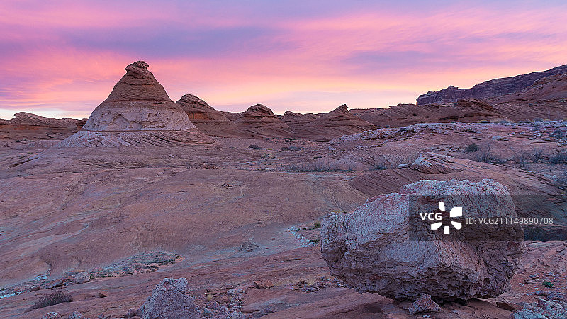 日出时的格伦峡谷图片素材