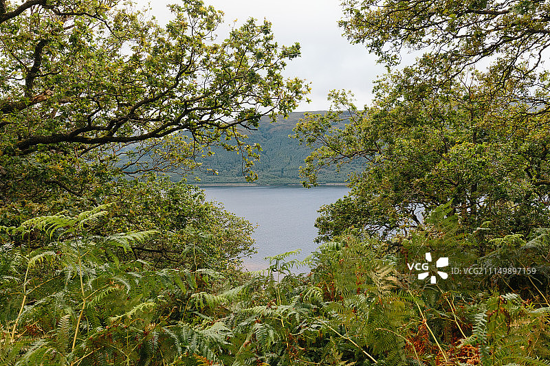 洛蒙德湖和格伦科峡谷图片素材