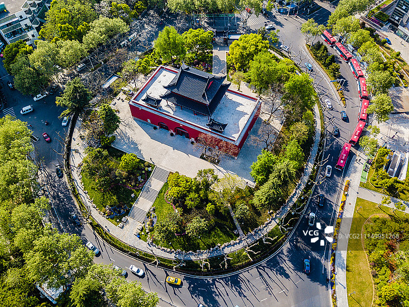 鼓楼之春图片素材