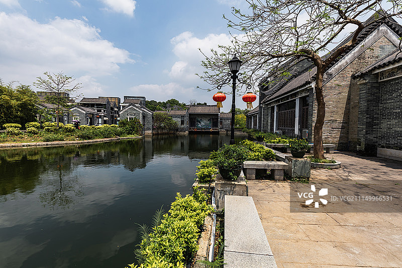 l岭南印象园街景图片素材