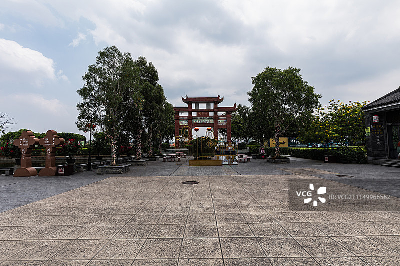 l岭南印象园街景图片素材