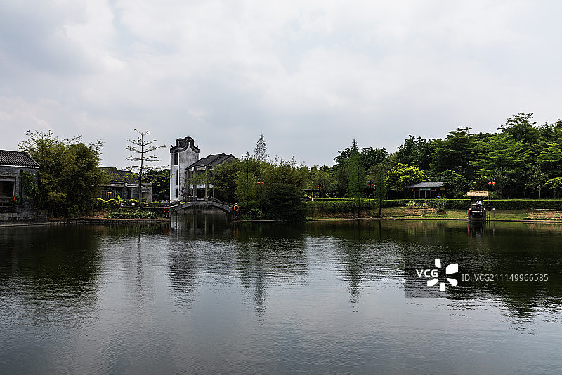 l岭南印象园街景图片素材