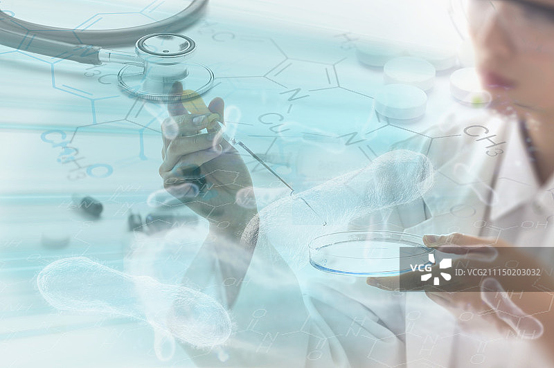 科学家做医疗实验图片素材