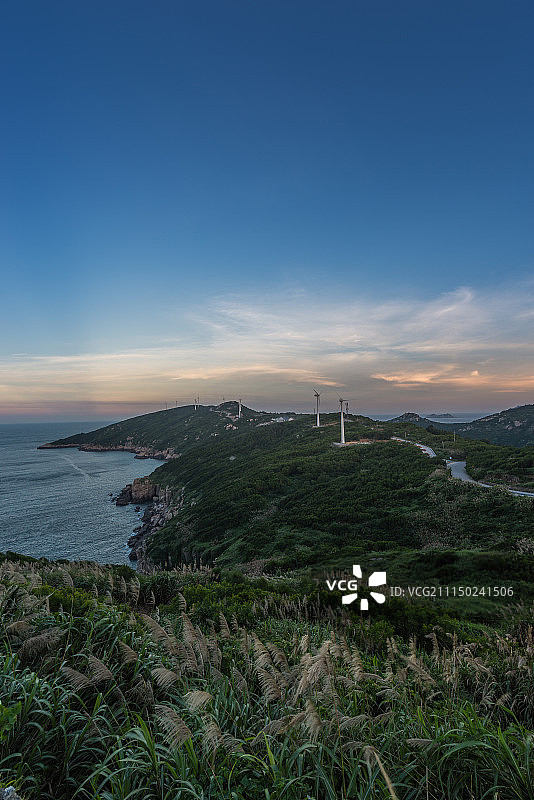 南麂岛日落图片素材