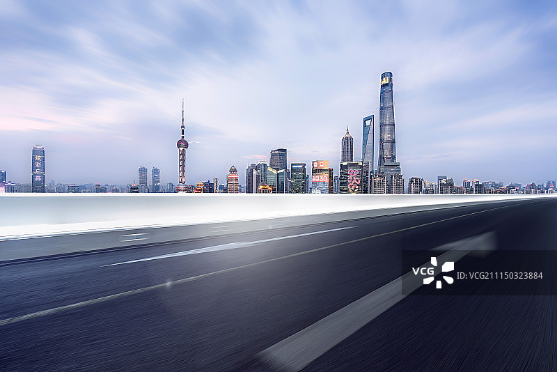 上海陆家嘴远景图片素材