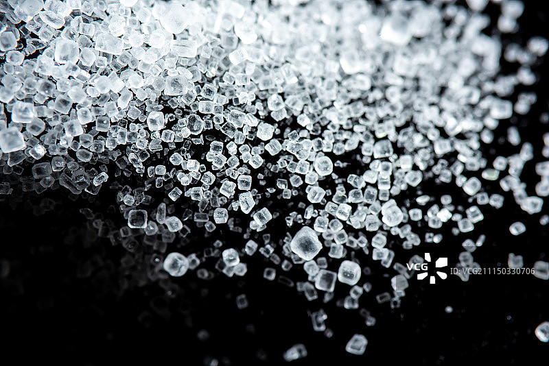 微小的食盐颗粒图片素材