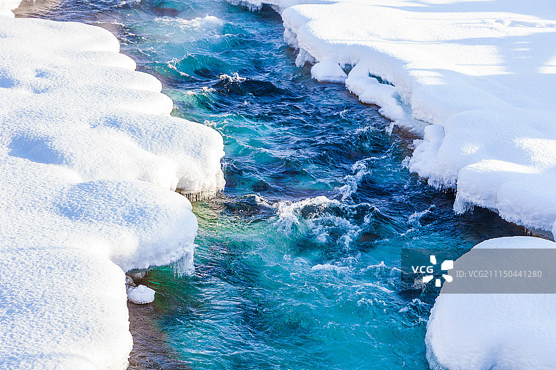 冬季的河流图片素材