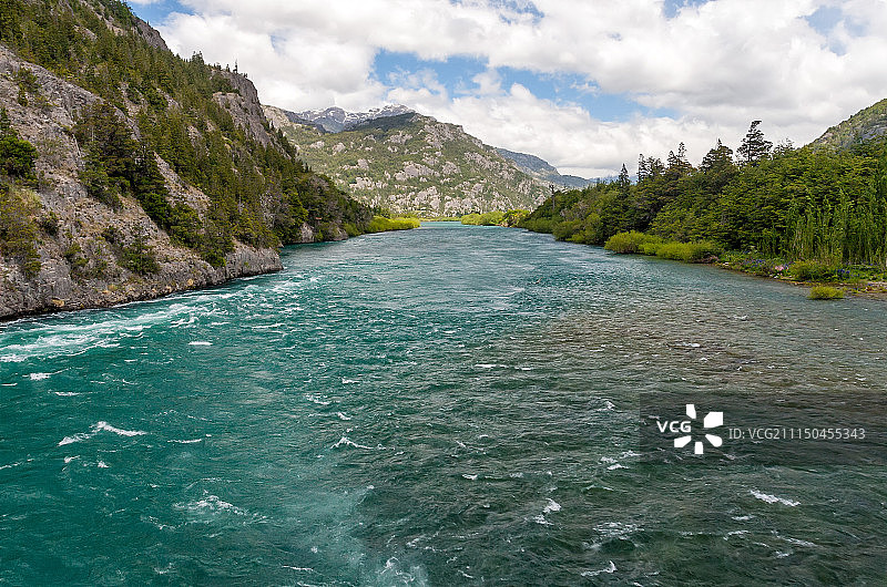 富塔莱乌富河，智利图片素材