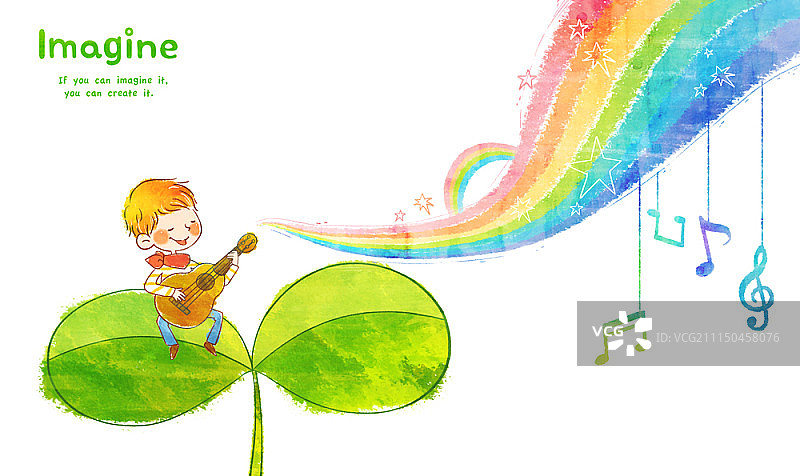 孩子们的想象力图片素材