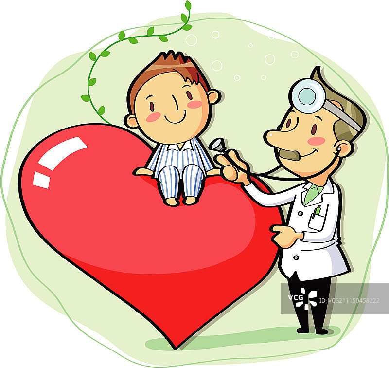 医院主题矢量卡通风格插画图片素材