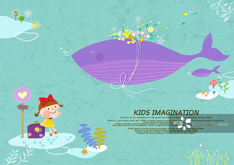 孩子们的想象力图片素材