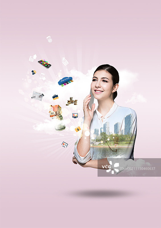 金融主题合成图像图片素材