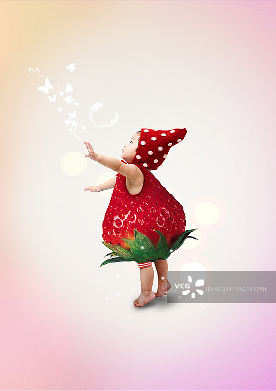 可爱的合成宝宝图片图片素材