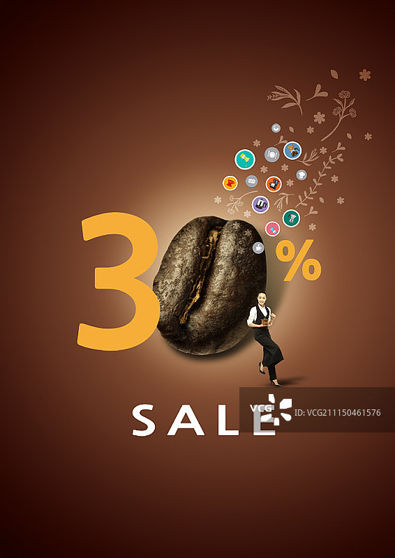 购物主题合成图图片素材