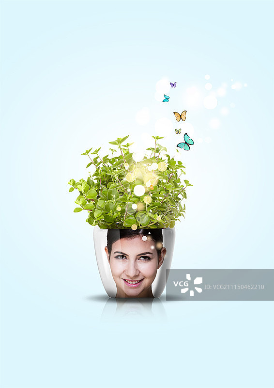 绿色环保活动合成图图片素材