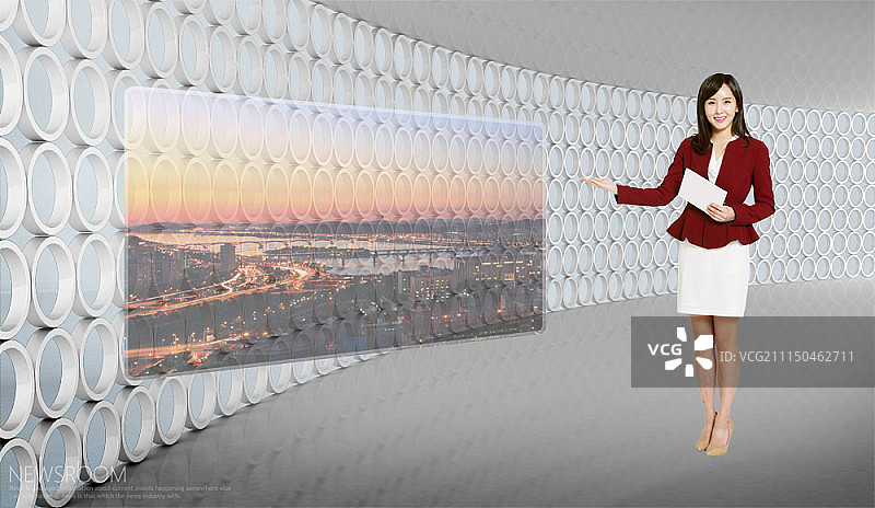 天气预报合成图图片素材