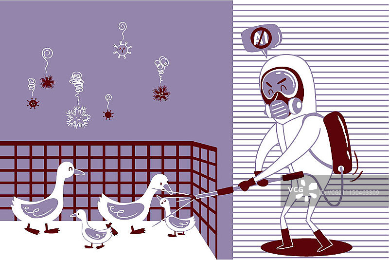 疾病与疾病控制概念矢量图图片素材