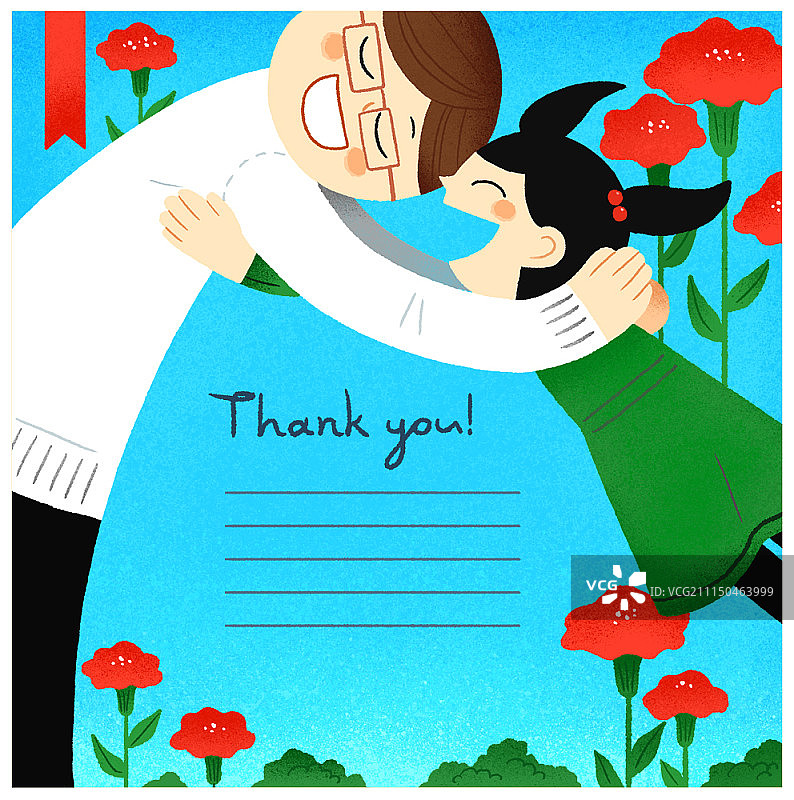 感谢插图图片素材