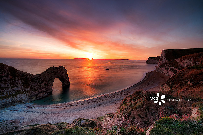 杜德尔门日落图片素材