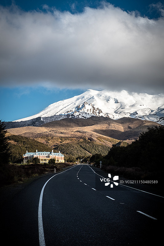 汤加里罗国家公园的瓦卡帕帕村，新西兰图片素材