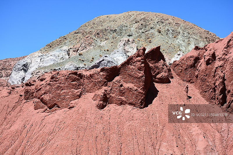 阿塔卡玛岩石沙漠景观图片素材