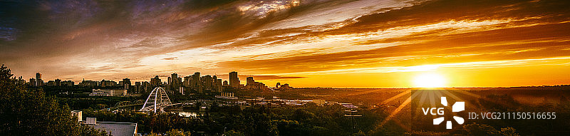 埃德蒙顿日出图片素材