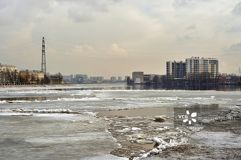 圣彼得堡涅瓦河风光图片素材