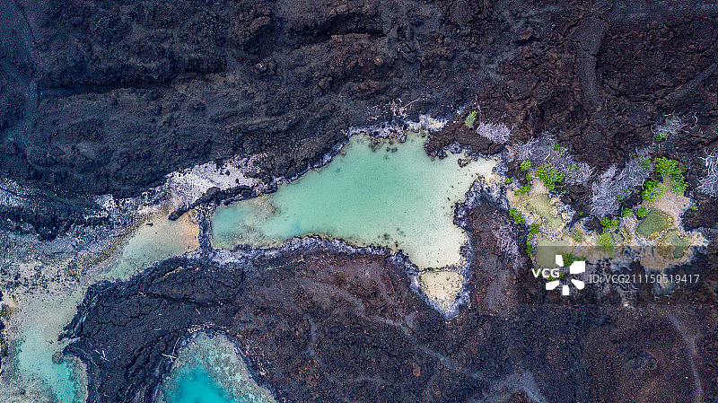 从上方看毛伊岛图片素材