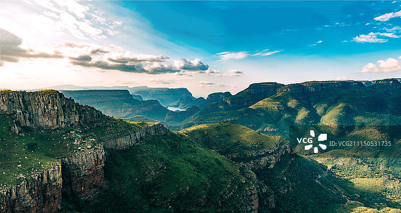 南非布莱德河峡谷全景图片素材