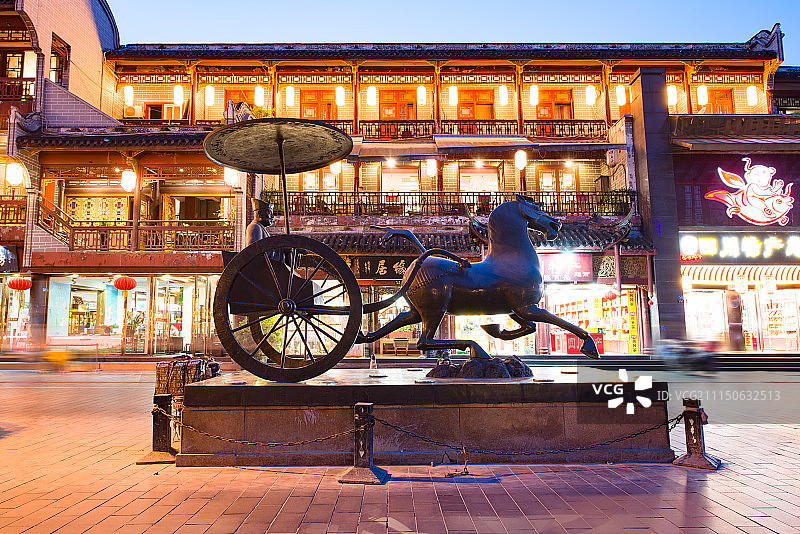 成都琴台路图片素材