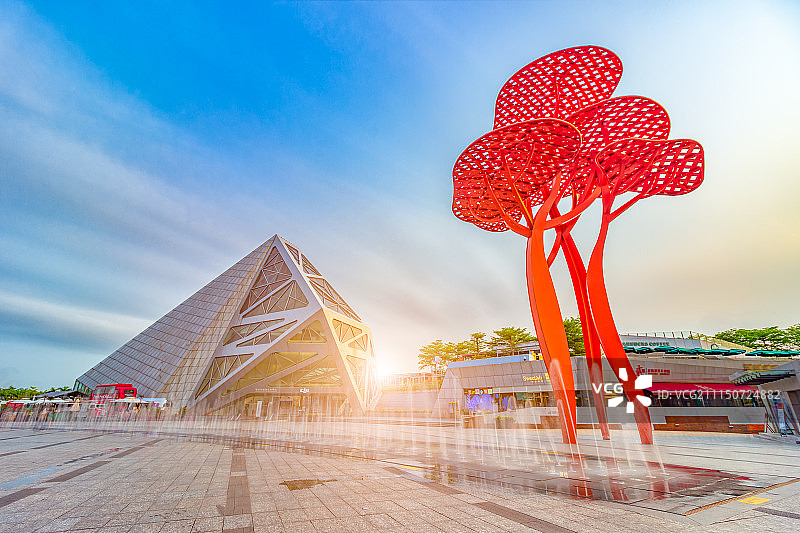 深圳南山区华侨城欢乐海岸公园图片素材