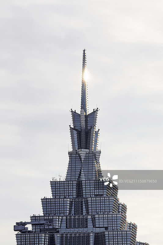 金茂大厦星芒图片素材