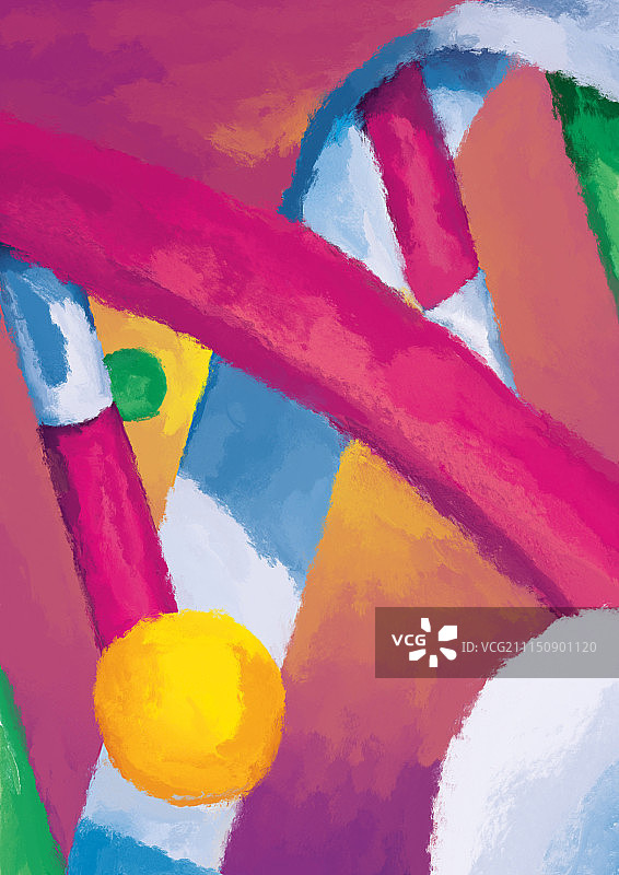 抽象基因色块插画图片素材