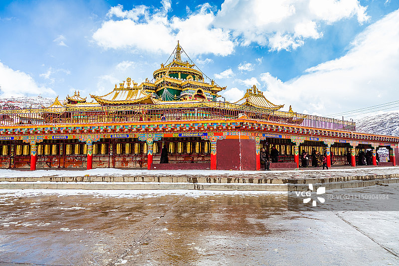 藏地寺庙图片素材