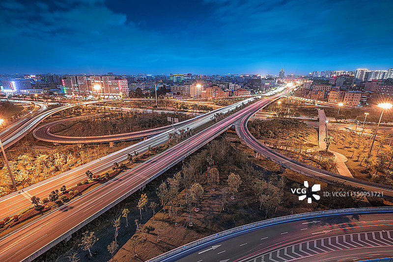 晋江双龙高架图片素材